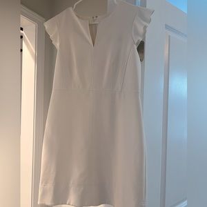 White fitted Ann Taylor Dress